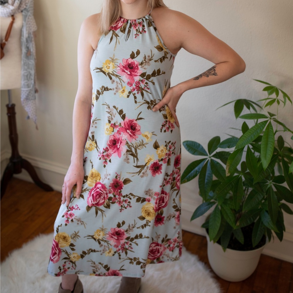 Floral Knit Dress